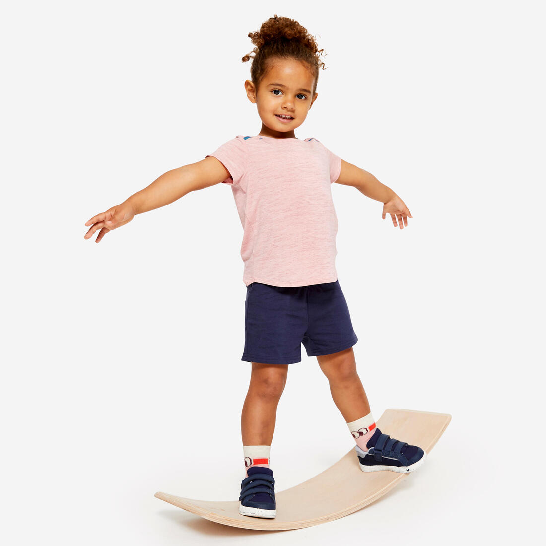 Short babygym mixte doux et confortable, bleu