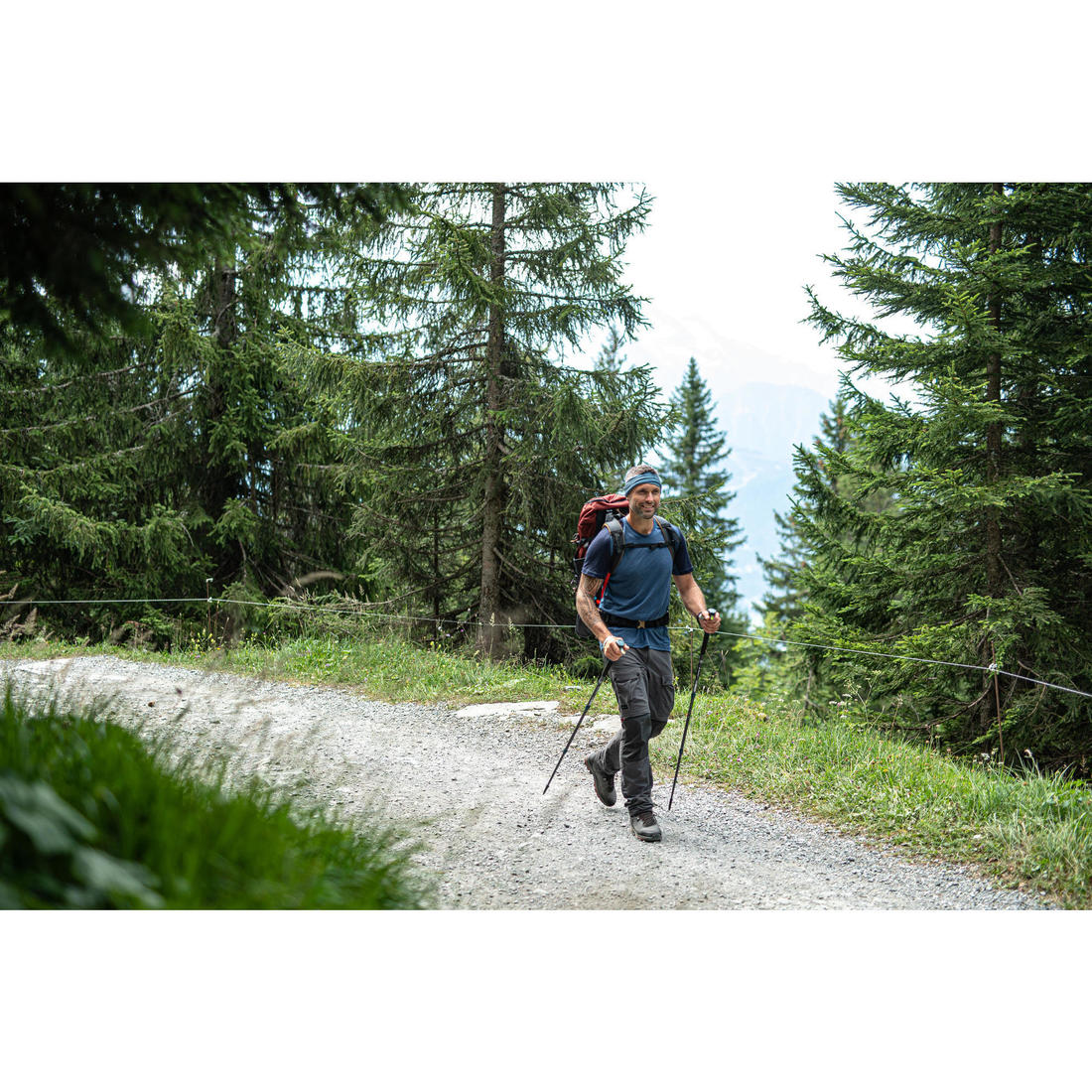 CHAUSSURES TREKKING IMPERMÉABLES - MT100 - TEX - HOMME HAUTE