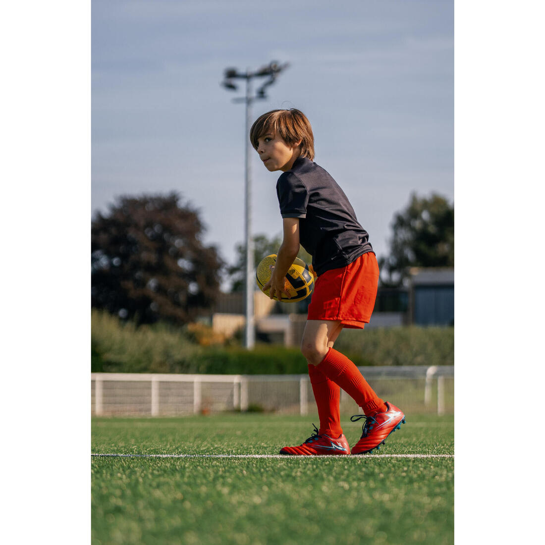 Ballon de rugby enfant - R100 initiation light taille 3 jaune