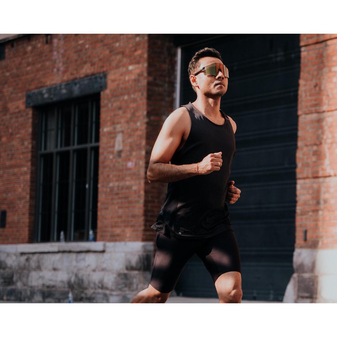 Débardeur running respirant homme - Dry noir