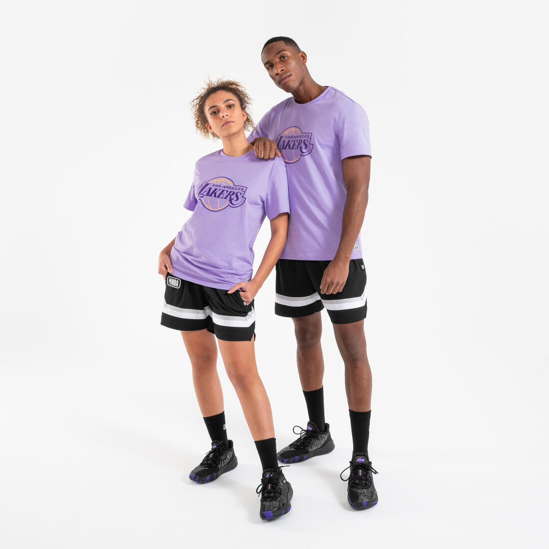 Short de basketball NBA Lakers homme/femme - SH 900 AD