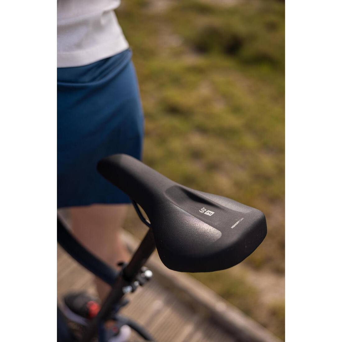 Selle velo trekking/ville 60° sd memory foam