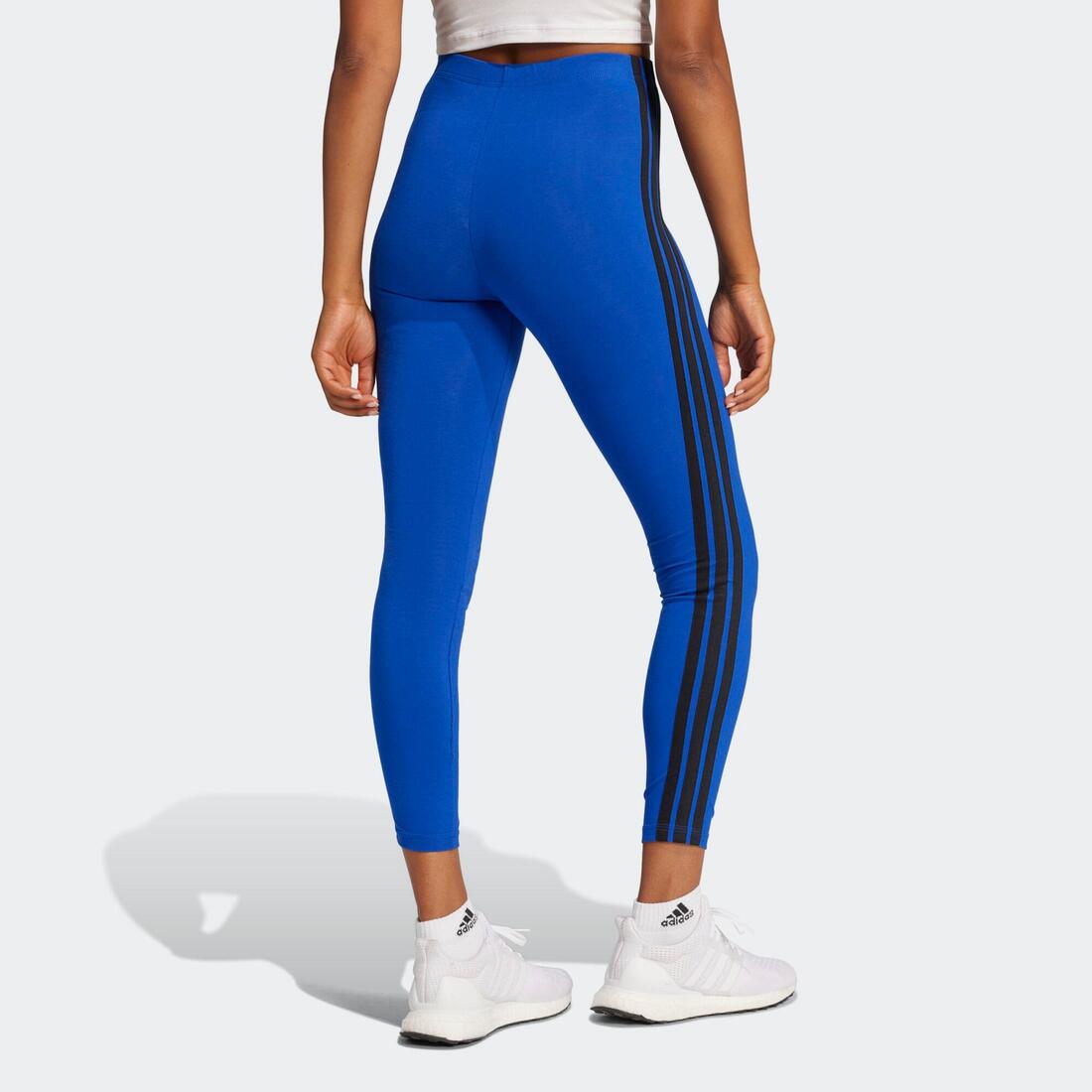 Legging de fitness en coton - femme - bleu foncé