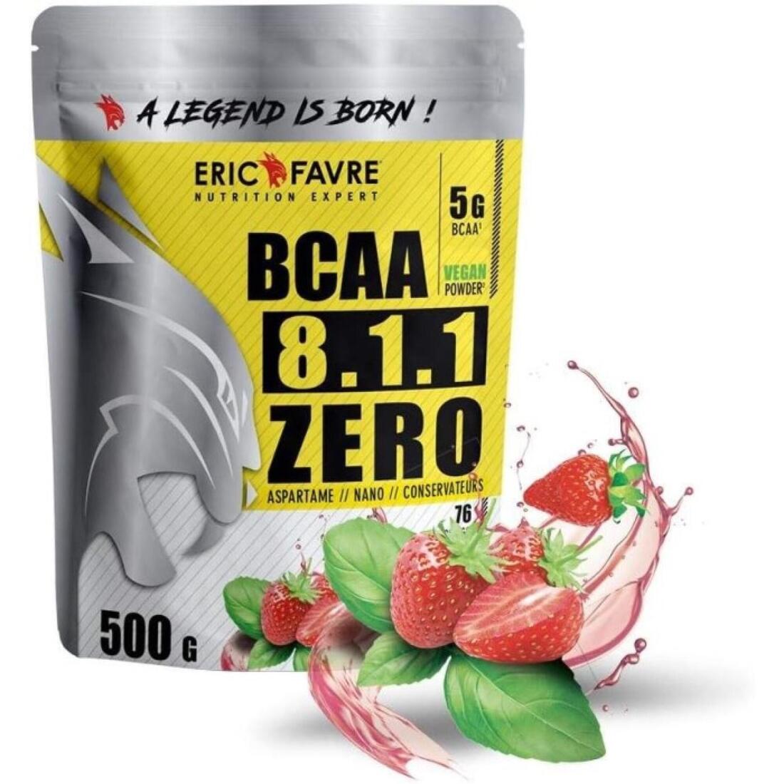 BCAA 8.1.1 ZERO VEGAN FRAISE BASILIC