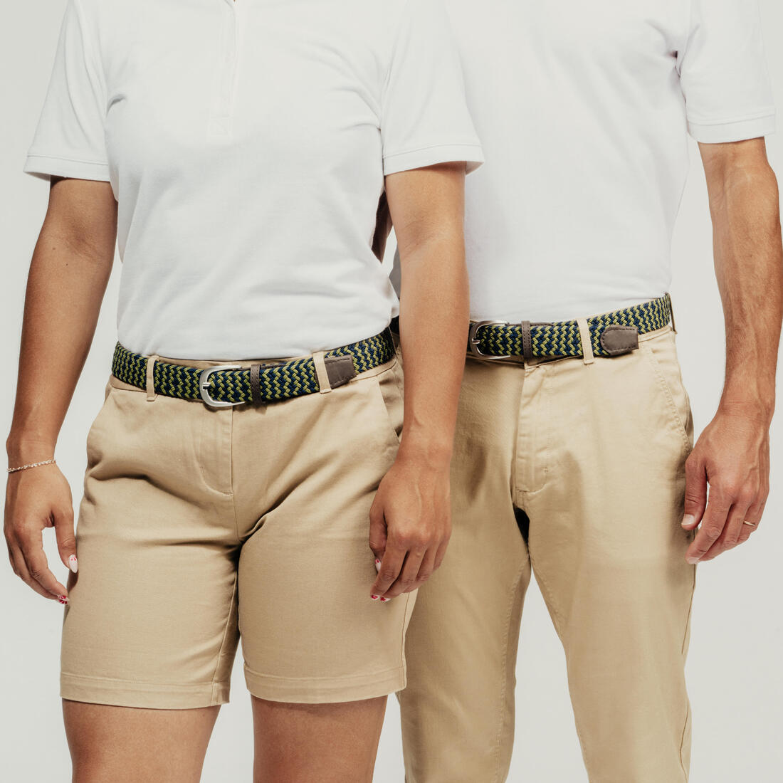 Ceinture golf tressée élastique & extensible