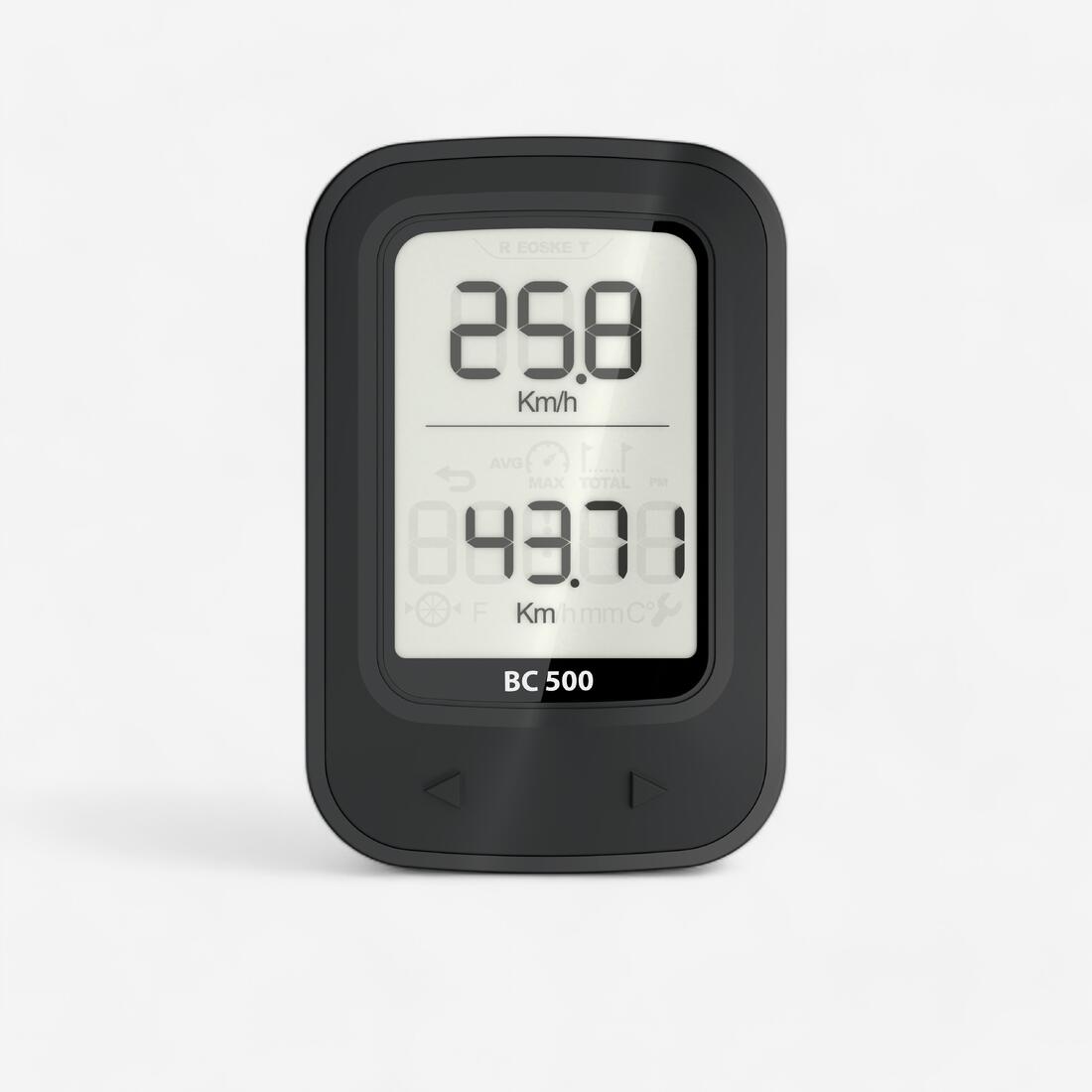 Compteur vélo Van Rysel BC500 sans fil noir