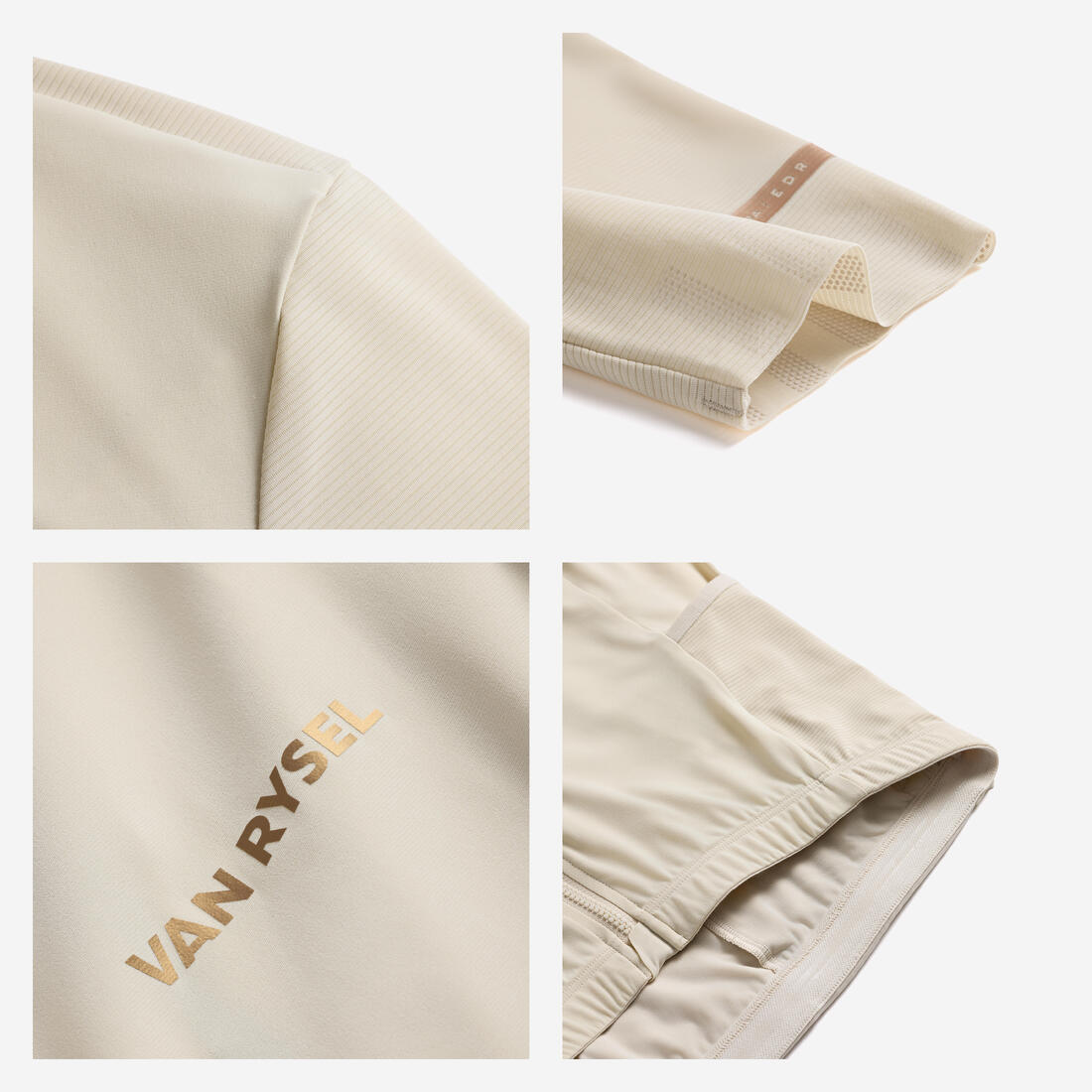 Maillot manches courtes de vélo route longue distance unisexe, EDR ULTRA