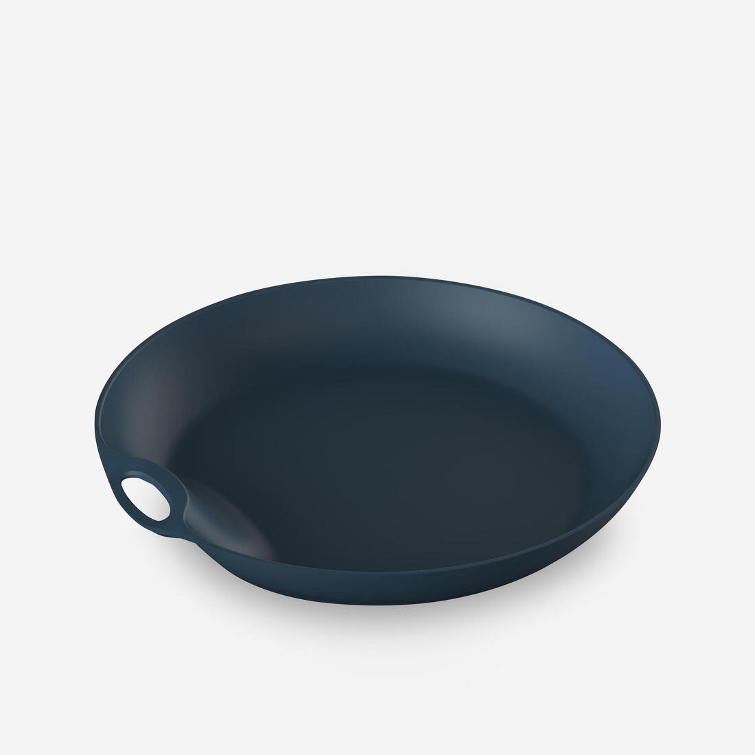 Assiette plate camp du randonneur MH100 plastique bleu (0,45 litre) – vert