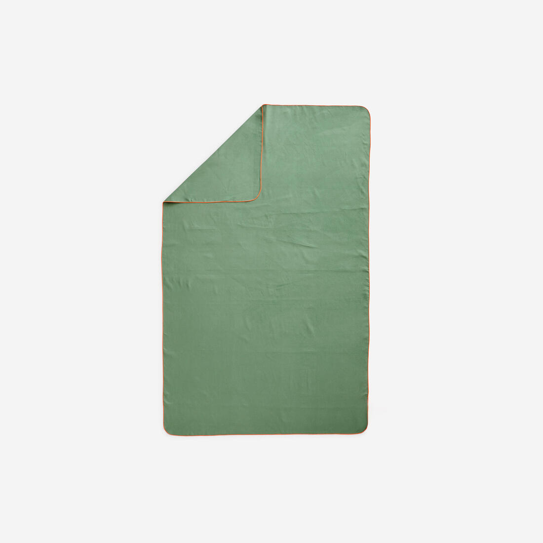 Serviette de bain microfibre ultra compacte taille XL 110 x 175 cm, vert sapin
