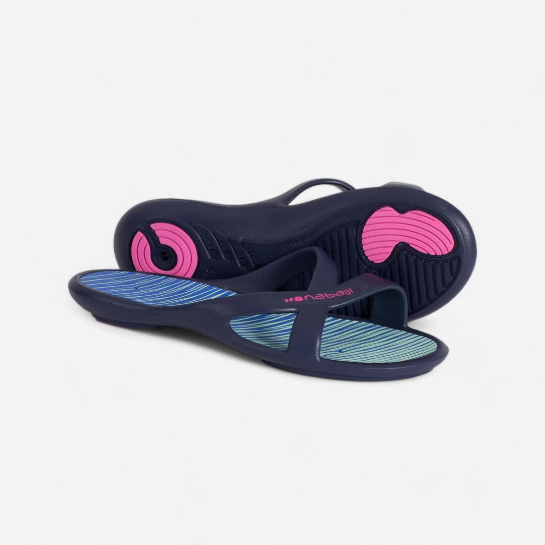 Sandales De Piscine Femme - Slap 500 Print - Swim