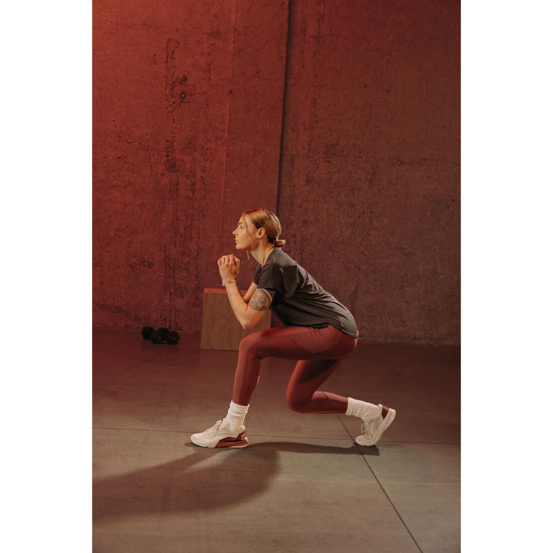 Legging de sport avec ceinture élastiquée femme