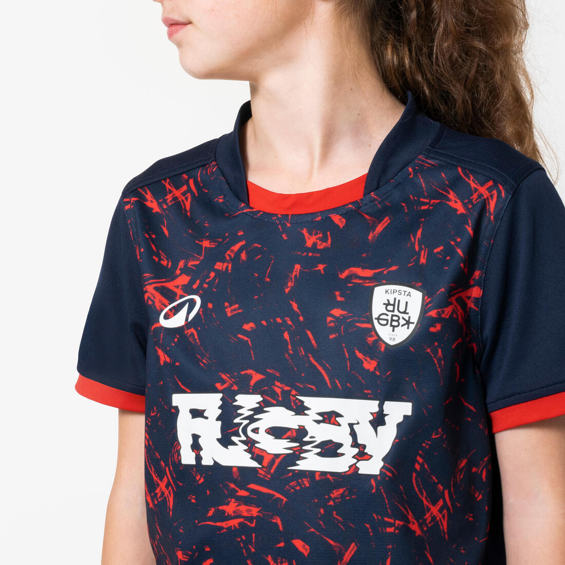 Maillot manches courtes de rugby enfant - r100