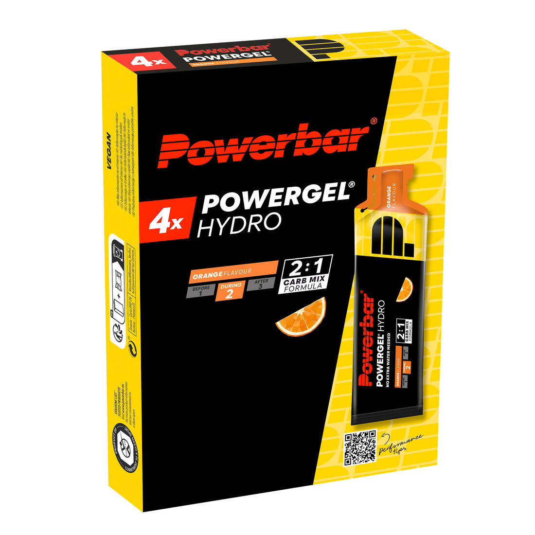 Powerbar Multipack (x4) Hydro Gel Orange