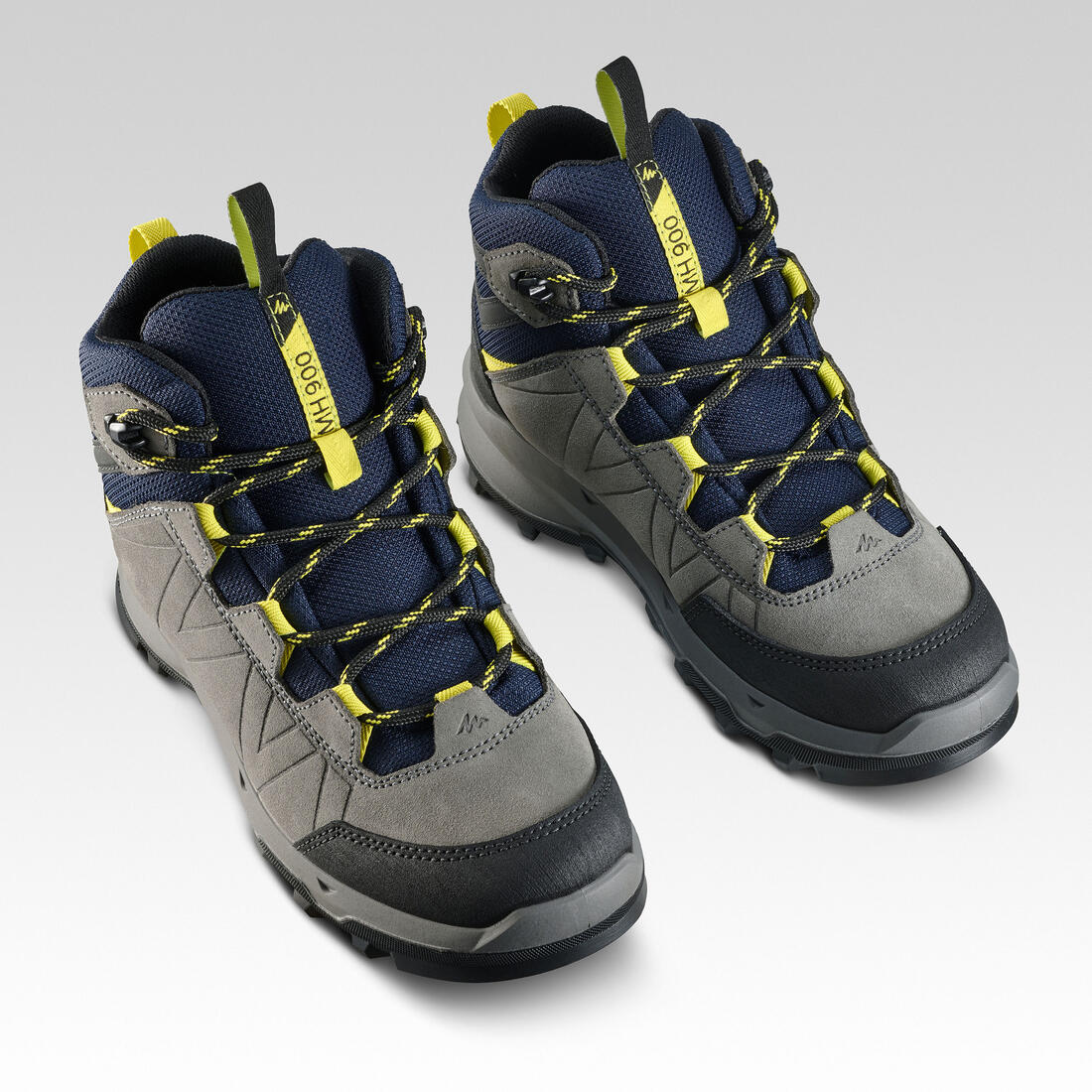 Chaussures de randonnée hautes imperméables 28 au 39 enfant, MH900