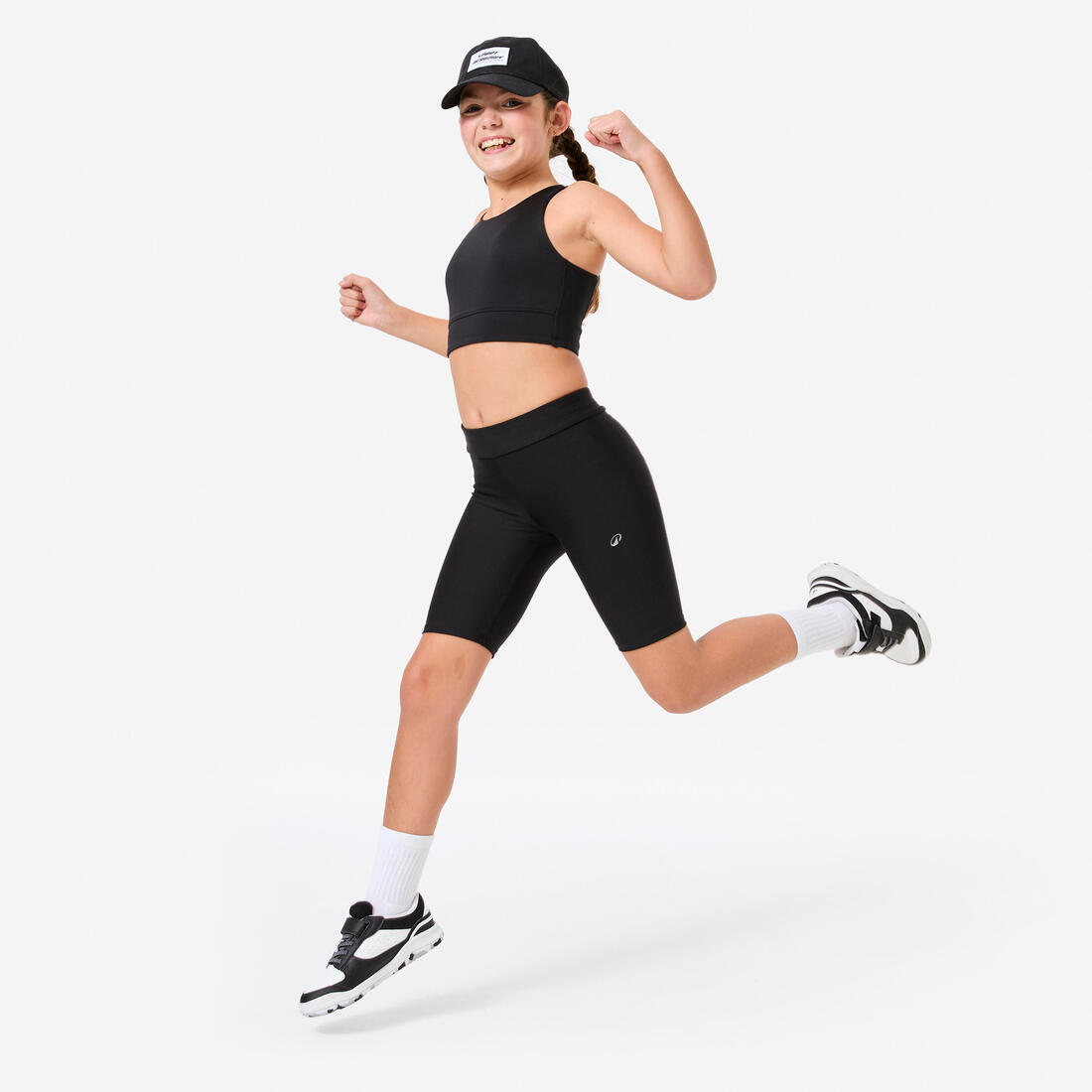 Cycliste opaque fille, noir