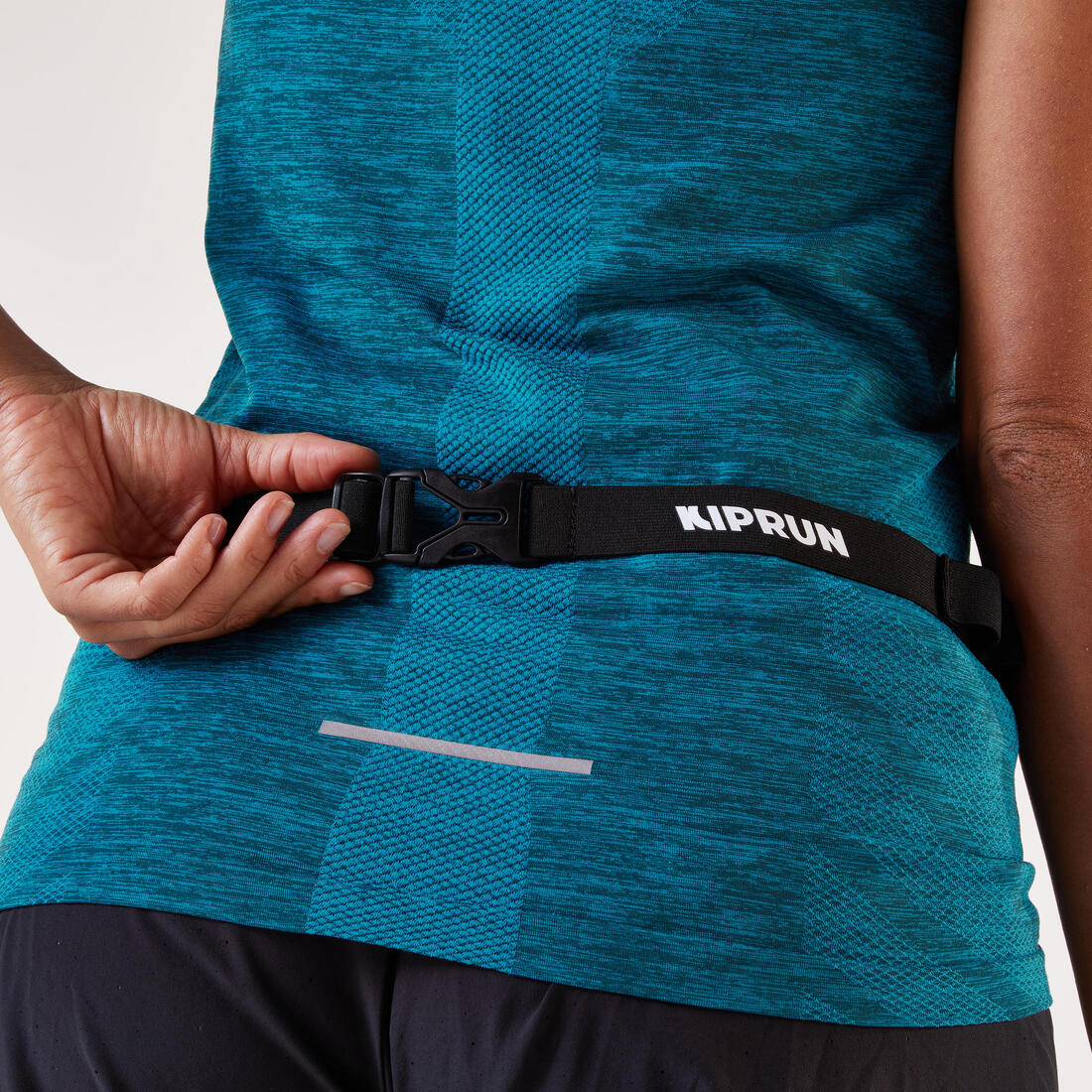 CEINTURE PORTE DOSSARD POUR COMPETITION DE RUNNING COURTE DISTANCE AU MARATHON