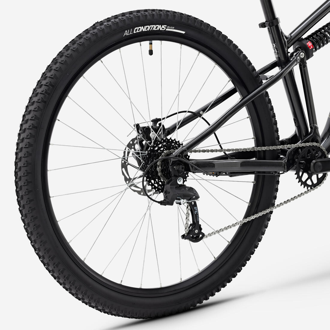 Vélo VTT randonnée tout suspendu 29" cadre aluminium, EXPL 100 S