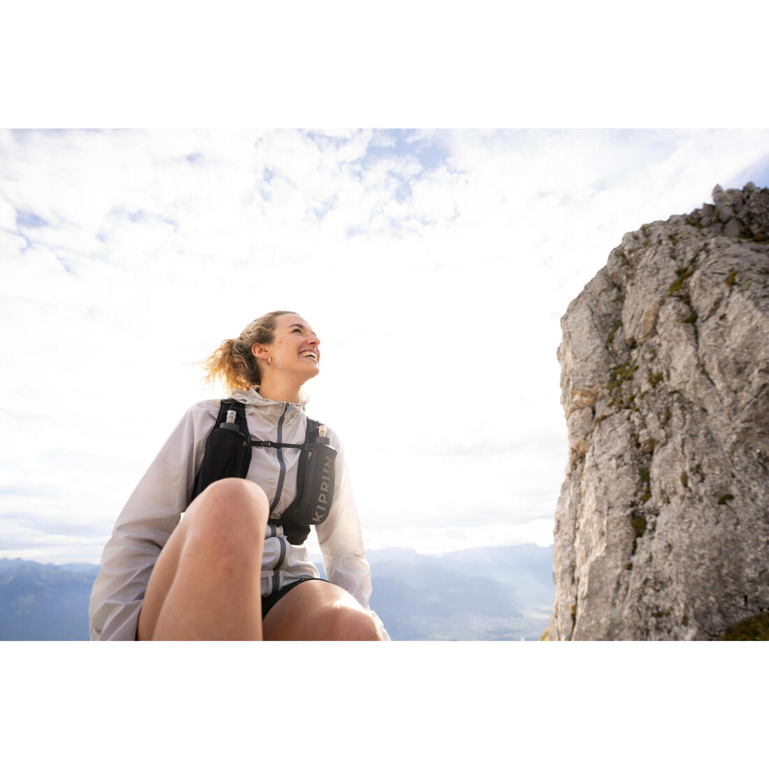 Gilet trail running compétition porte flasques mixte - KIPRUN 900 RACE 5L