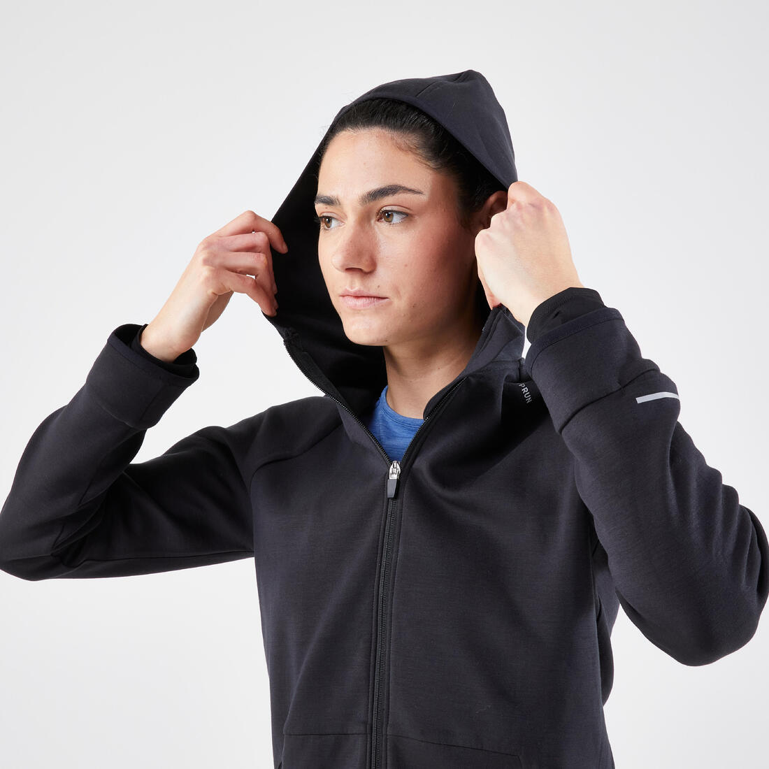 Veste chaude de running Femme, KIPRUN Run 500 Warm