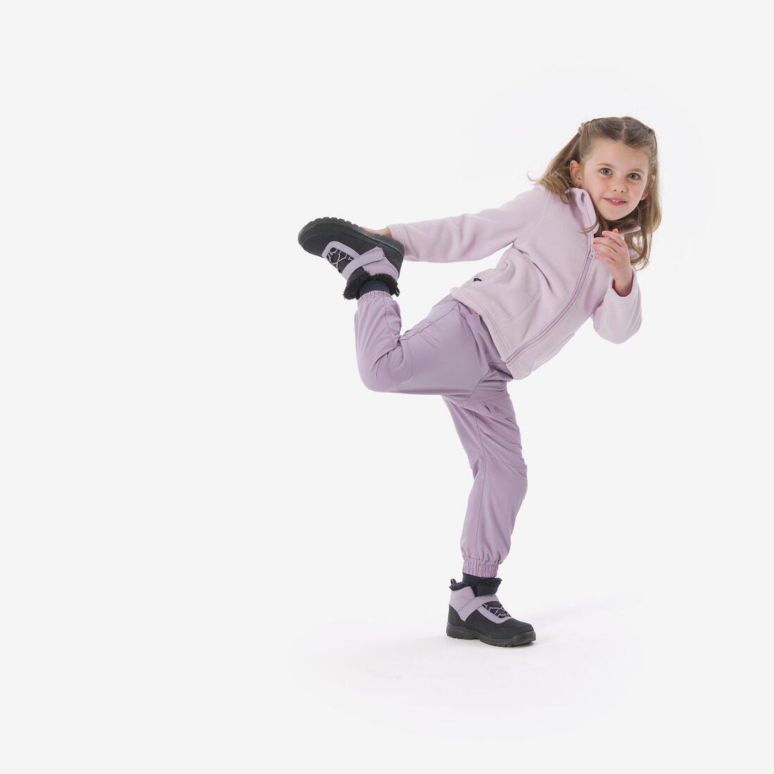 Veste polaire de randonnée enfant 2-6 ans, MH100 zip