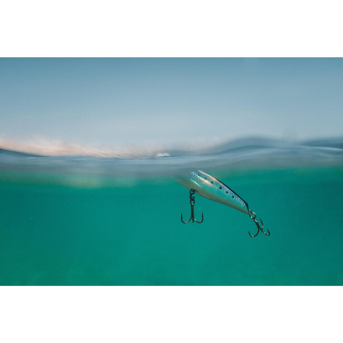 Poisson nageur stickbait pencil WIZDOM 95 F SARDINE BLEUE leurre en mer