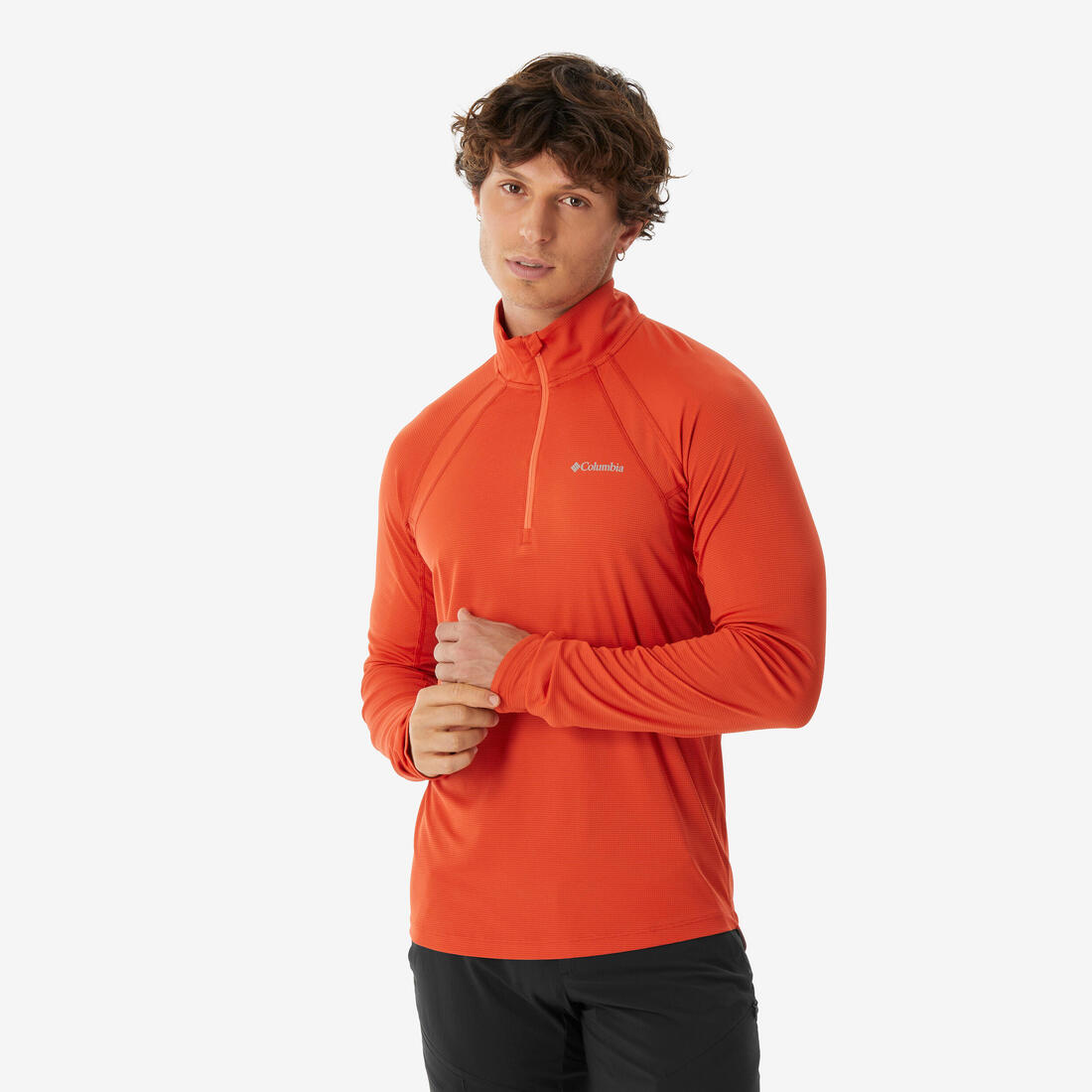 T-shirt manches longues de randonnée - Columbia Stealth Spring LS RED - Homme