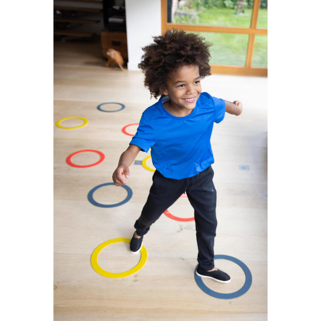 Chaussons gym fille et garçon en tissu