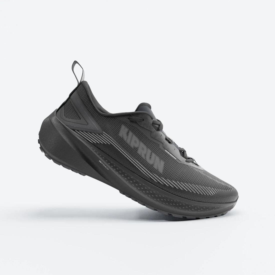 Chaussures running polyvalentes & déperlantes homme, KIPRUN KIPCORE WR, noire