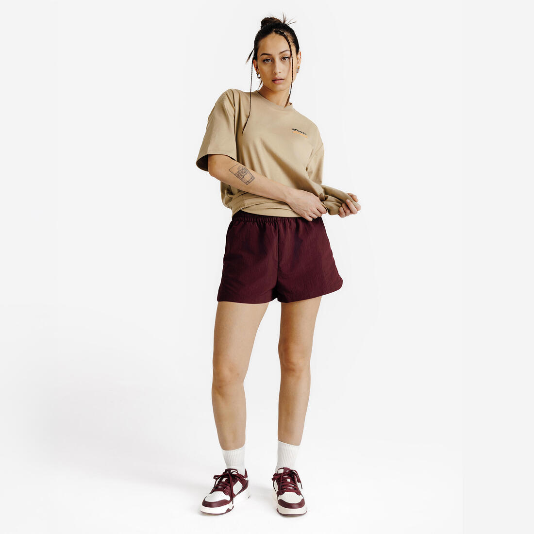 Short tissé femme, Elementals