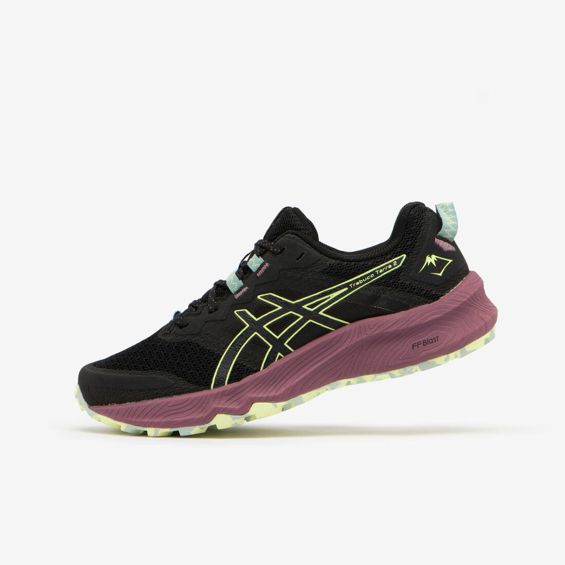 Chaussures de Trail Running Femme, Asics Trabuco Terra 2 – jaune