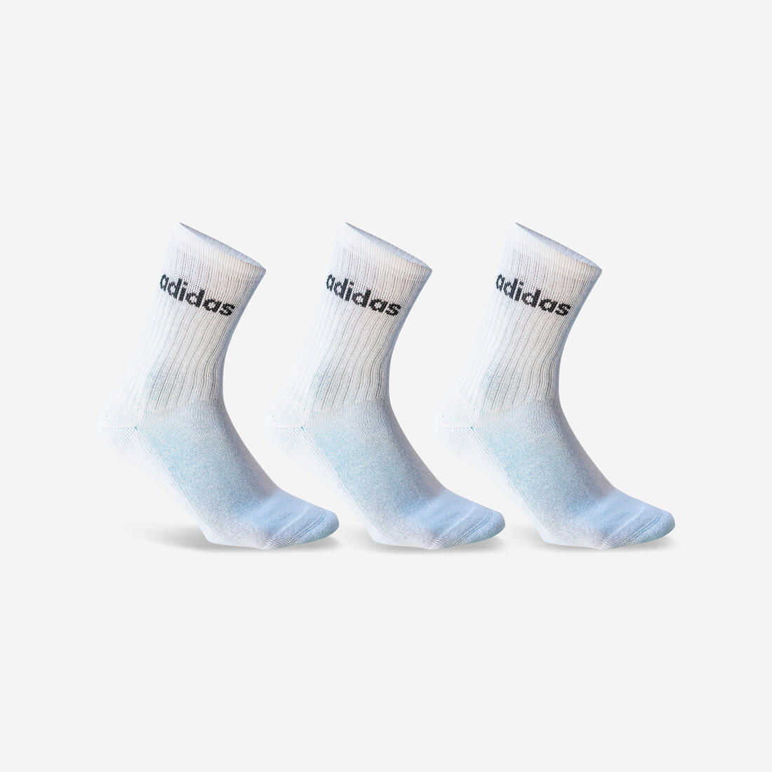 CHAUSSETTES DE SPORT HAUTES ADIDAS BLANC LOT DE 3 – Default