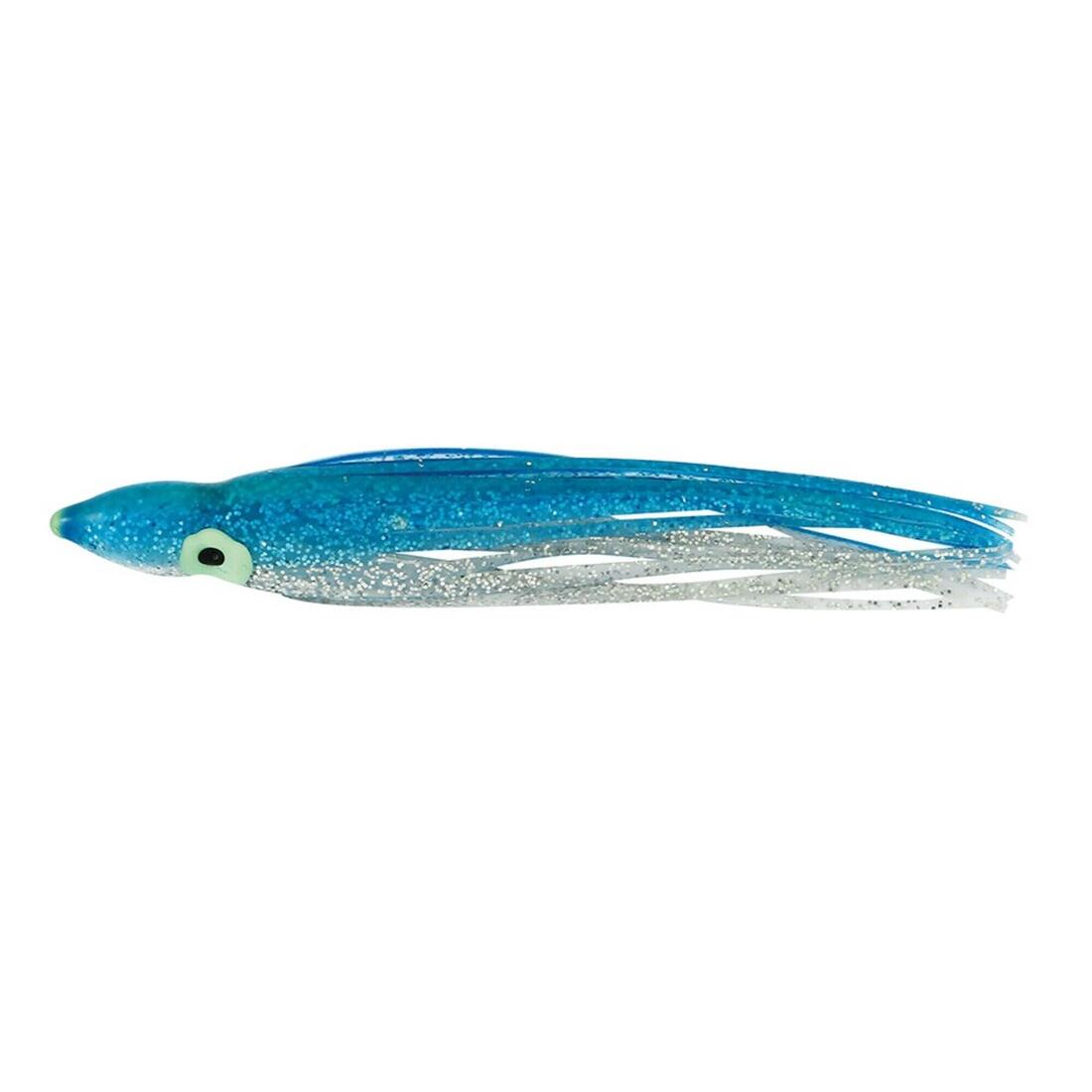 OCTOPUS 6CM x5 ARGENT BLEU VERT FLASHMER