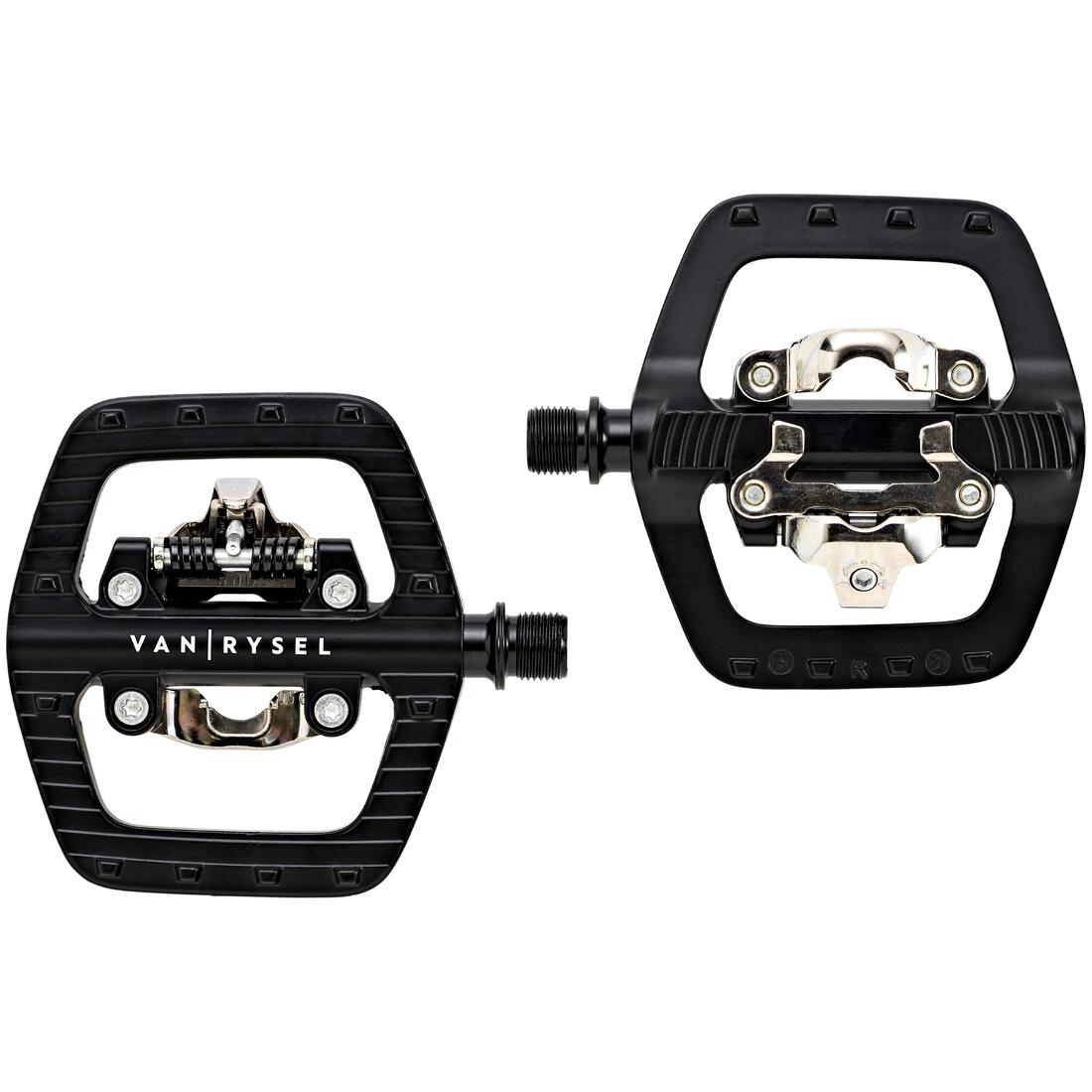 Pédales plates semi-automatique pour la route et la ville