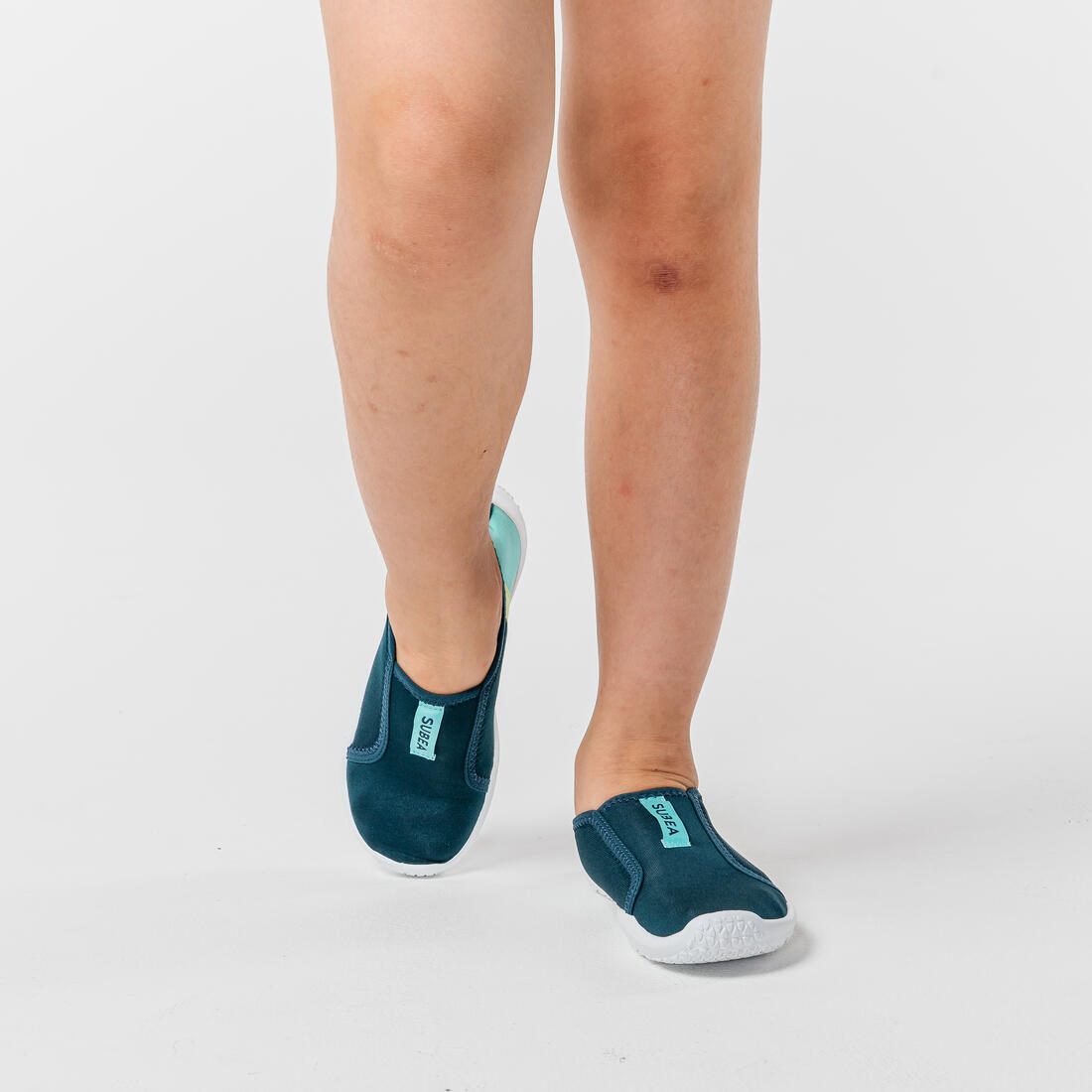 Chaussures aquatiques élastiques Enfant - Aquashoes 120 Lagune