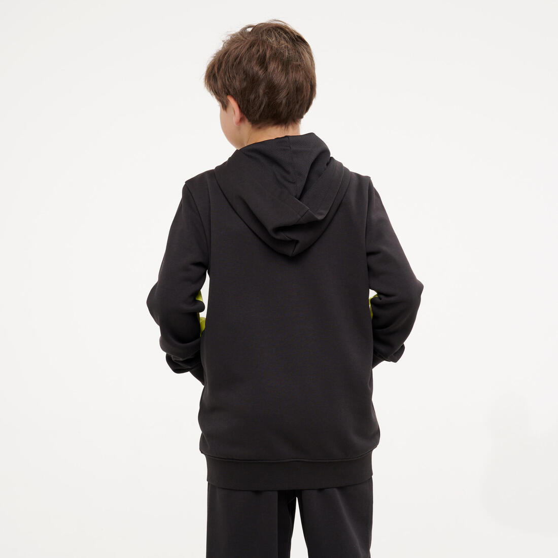Ensemble de survêtement zippé enfant, noir et