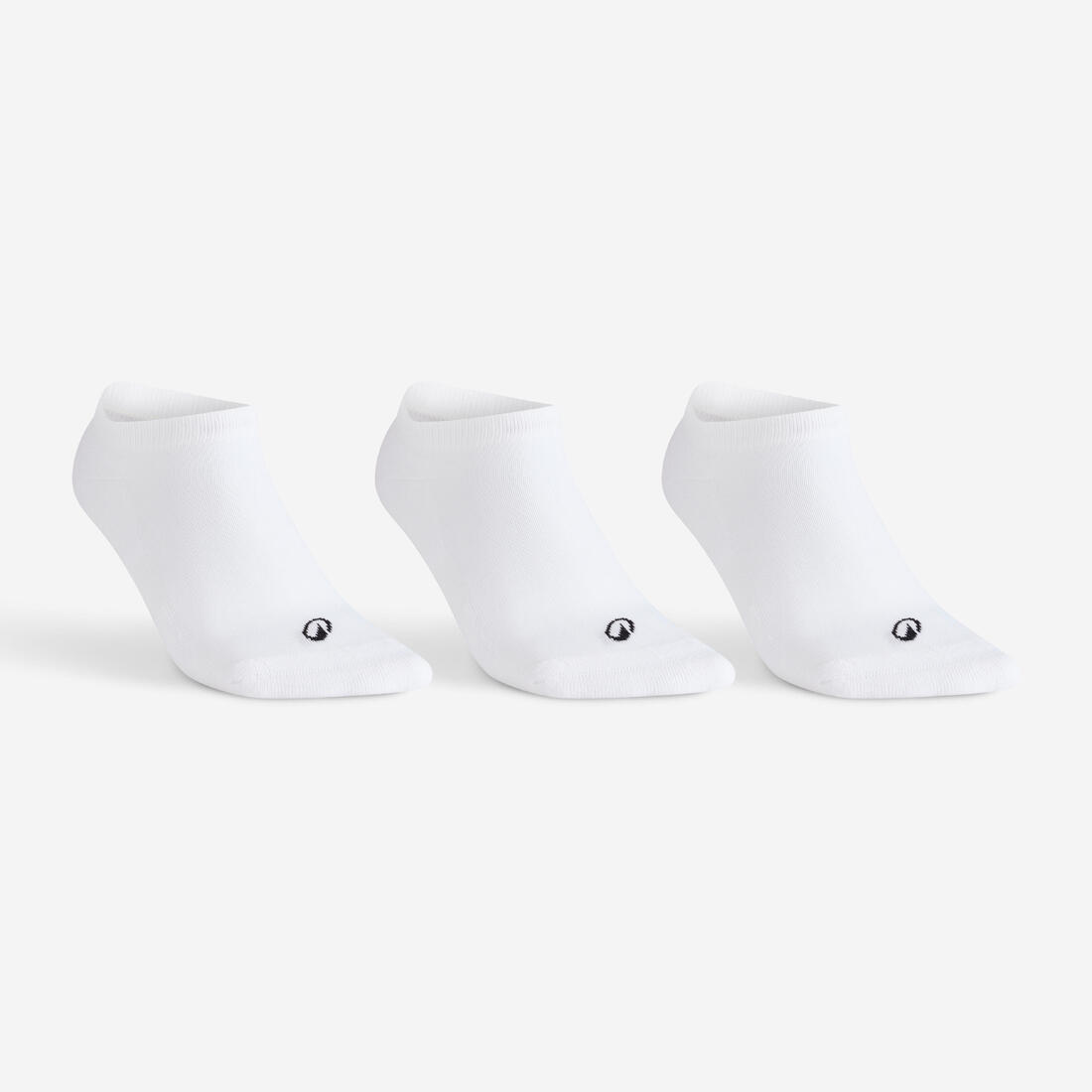 CHAUSSETTES DE TENNIS BASSES RS 100 BLANCHE LOT DE 3