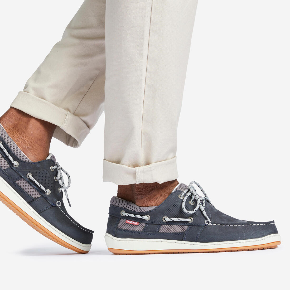 Chaussures bateau cuir Clipper  Homme