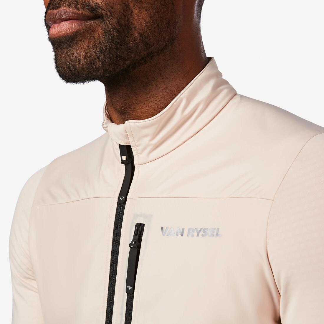 Maillot de vélo de route manches longues mi-saison homme, noir EDR