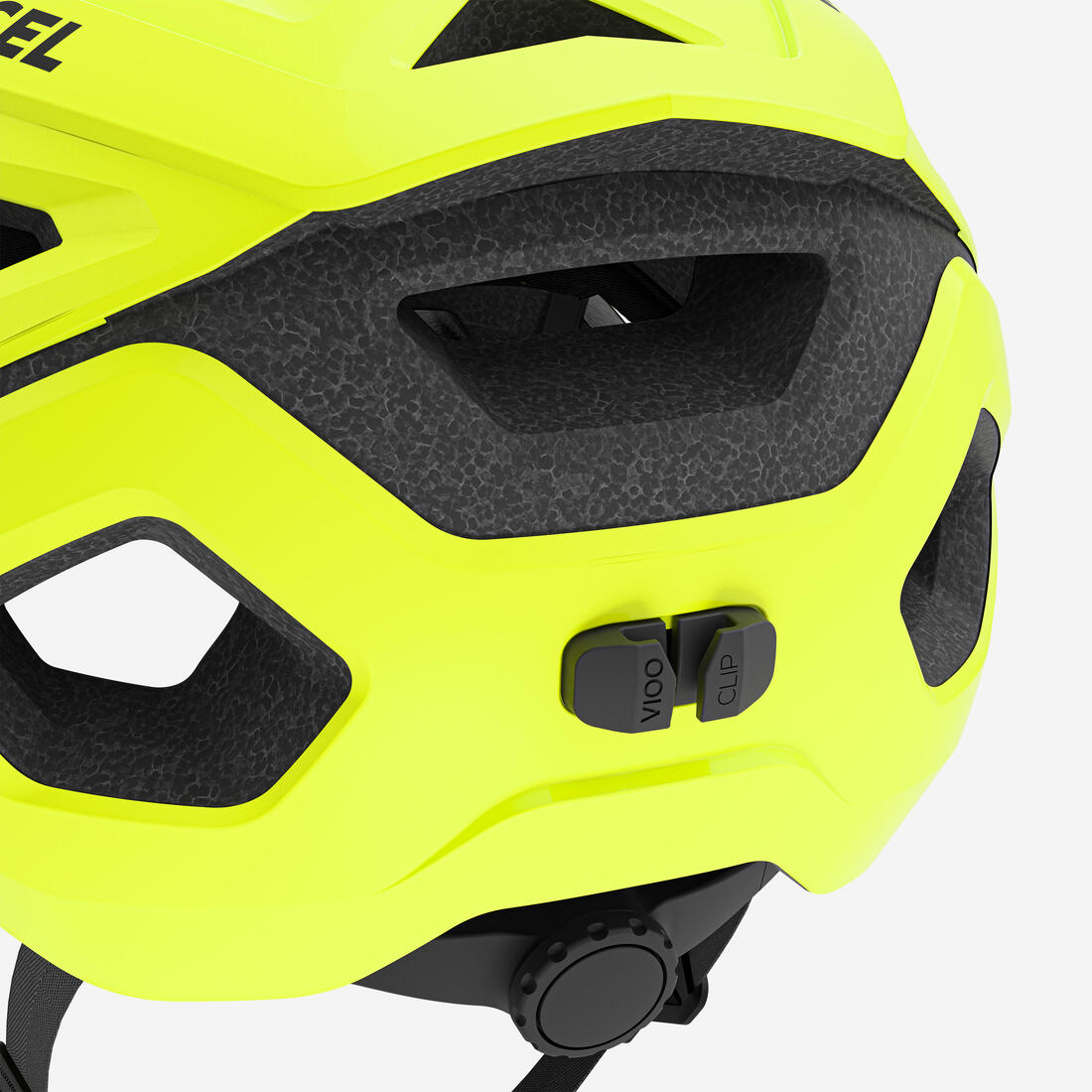 Casque velo route roadr 500 jaune fluo