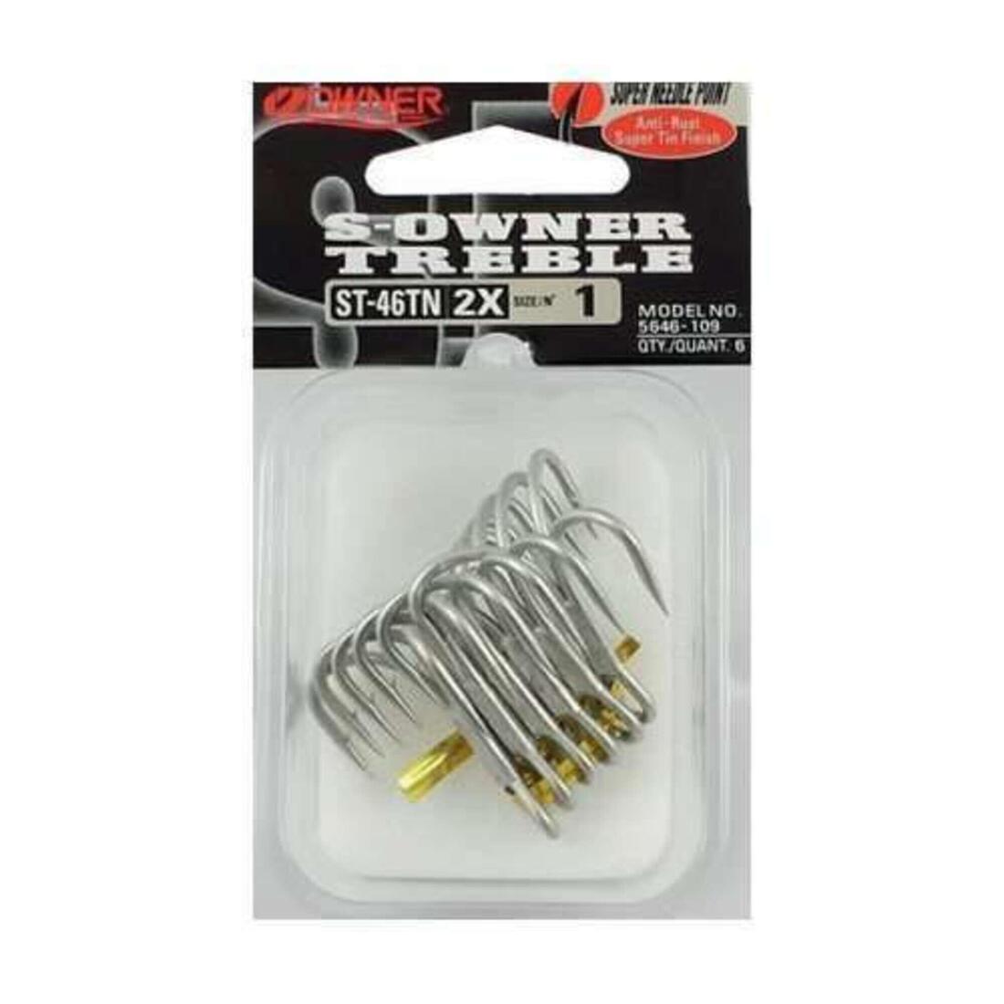 Hameçons ST-46 TRIPLE FORT OWNER T1/0 à 2/0