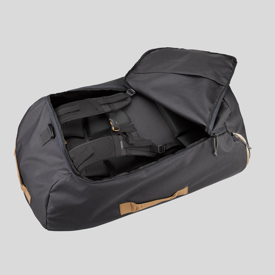 Housse de transport sac à dos 40 à 90L, Travel gris