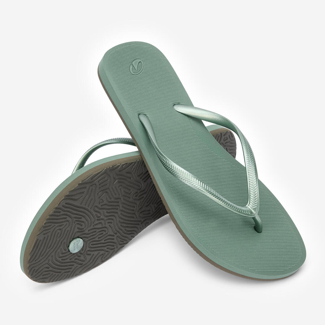 Tongs Femme - 500 Big Azae noir & multi-couleurs