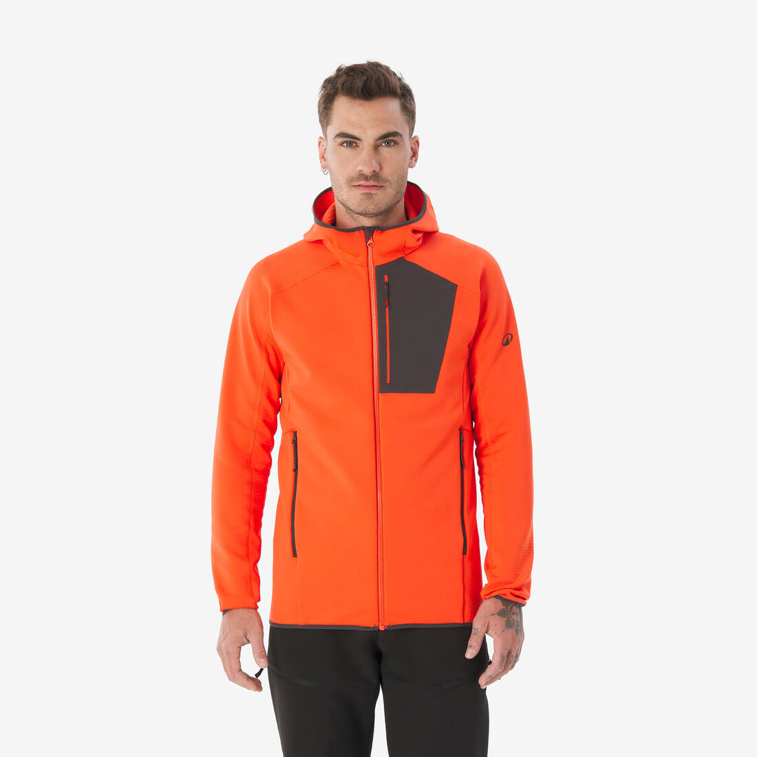 Polaire de randonnée montagne homme, MH500 full zip