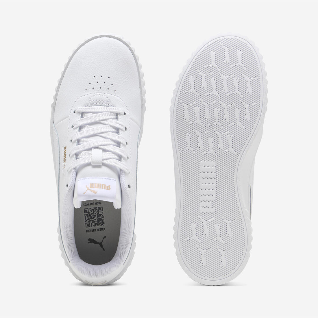 Baskets femme, carina 3.0 blanche