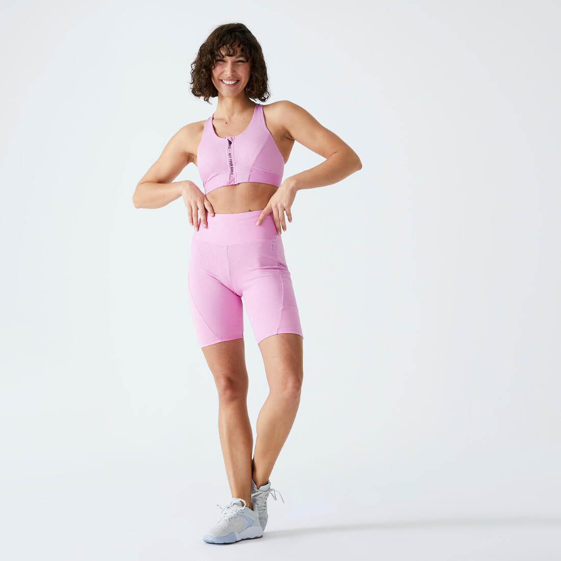 Cycliste avec poche téléphone Fitness Cardio Femme Noir