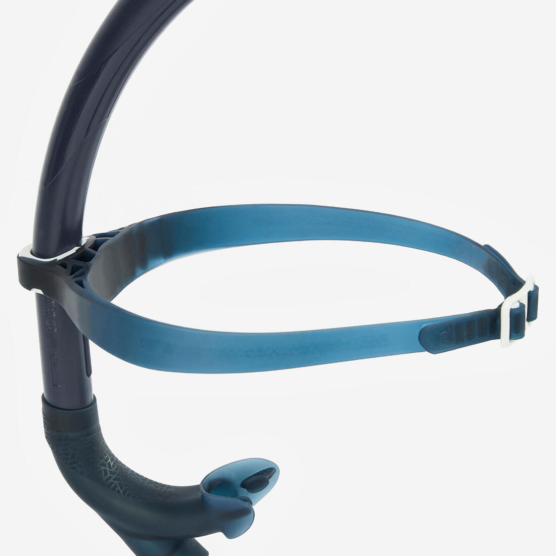 Tuba frontal de natation S/M - bleu blanc