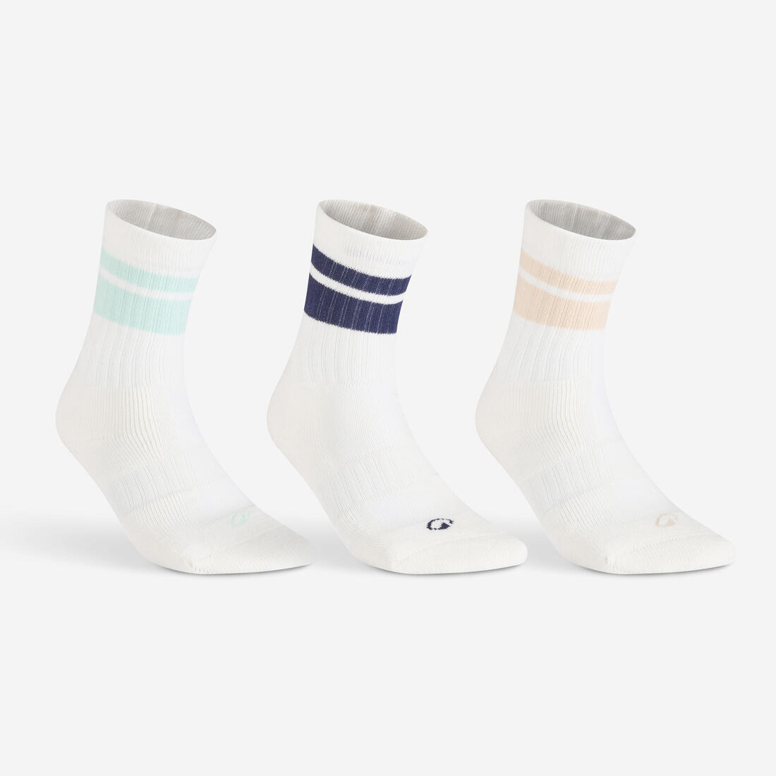 CHAUSSETTES DE TENNIS HAUTES RS 500 LOT DE 3