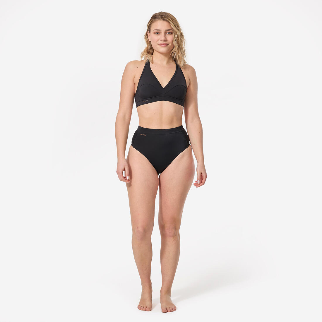 Haut de maillot de bain brassière femme - ana noir