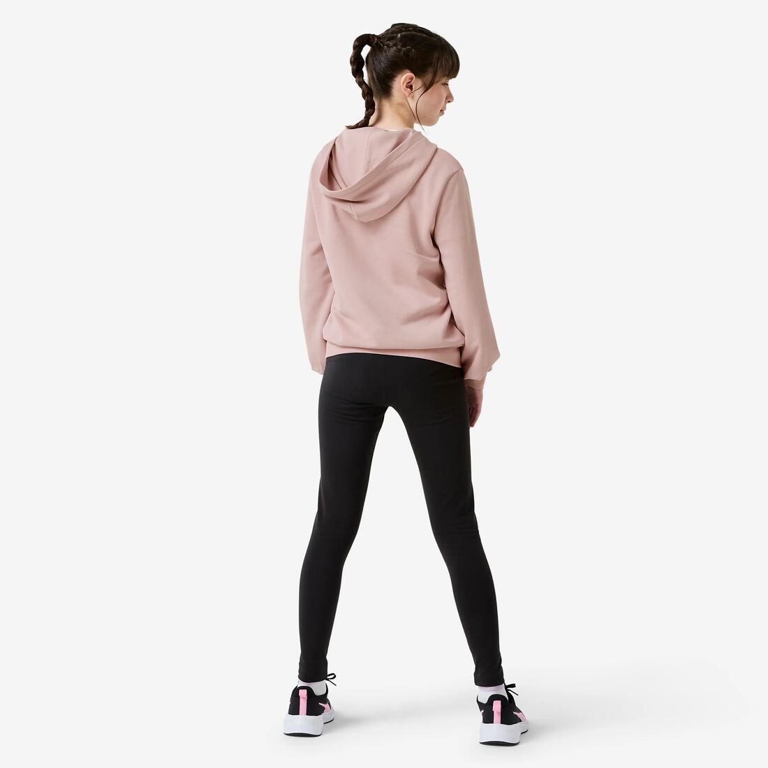 Ensemble de survêtement en coton enfant, mauve et noir