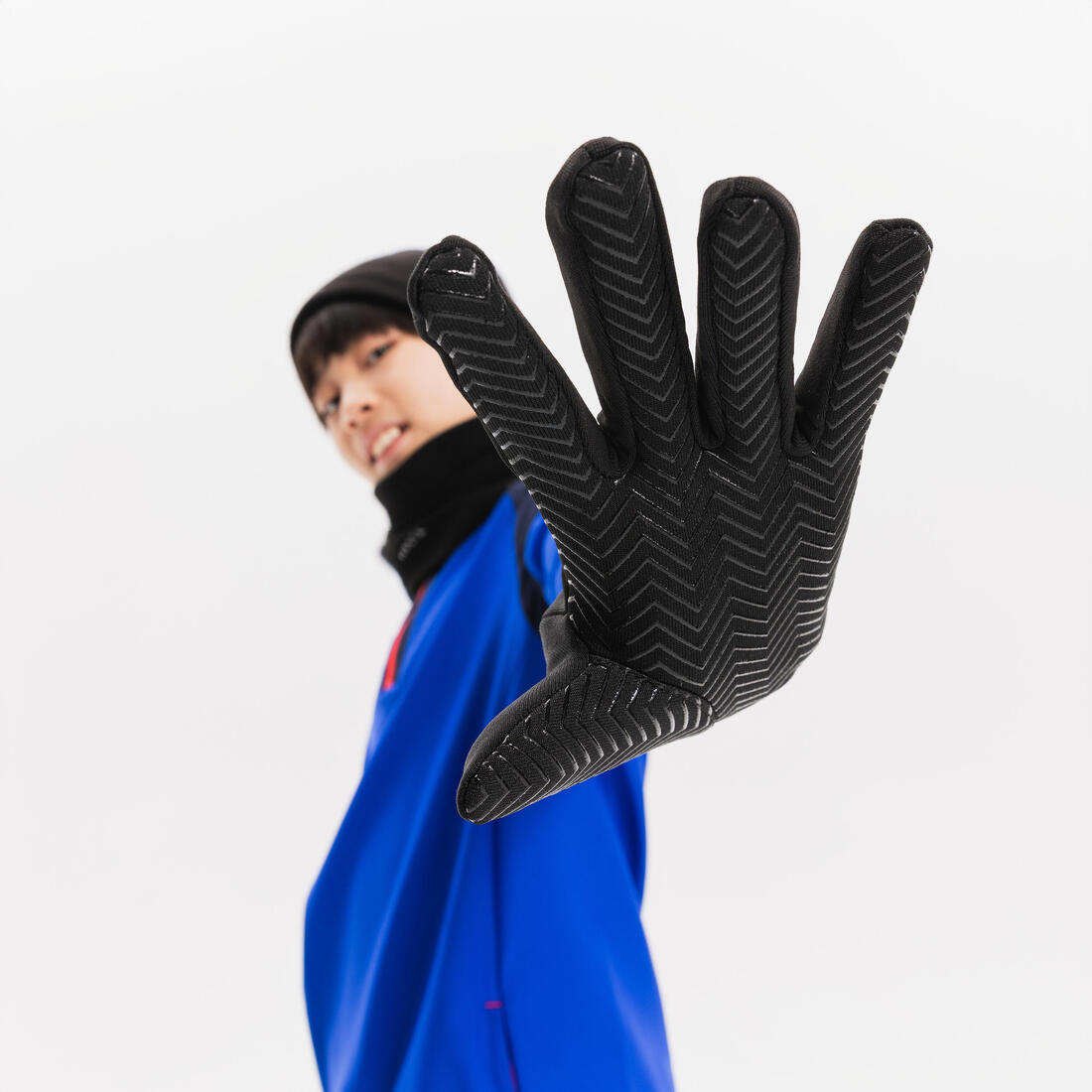 Gants Keepdry 500 enfant football noir